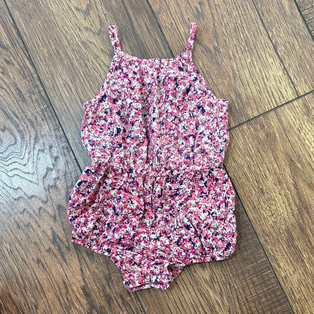 Splendid Floral Print Kids Romper 6-12 Months